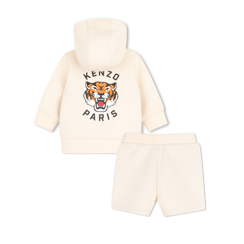 Completo cardigan e pantaloni corti KENZO KIDS 
                        UNISEX