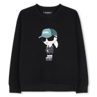 Felpa KARL LAGERFELD KIDS 
                    RAGAZZO