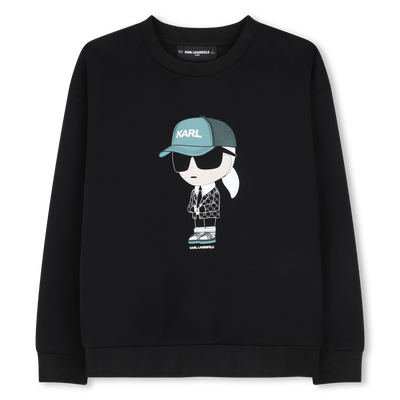 Felpa KARL LAGERFELD KIDS RAGAZZO
