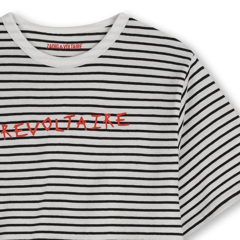 T-SHIRT A MANICHE CORTE ZADIG & VOLTAIRE 
                        RAGAZZO