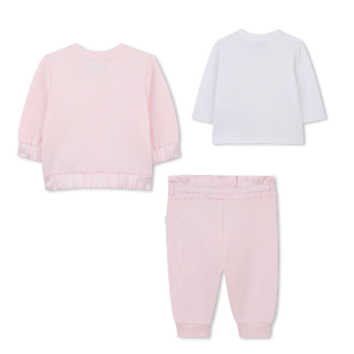 Set pantaloni, cardigan e t-shirt BOSS BAMBINA