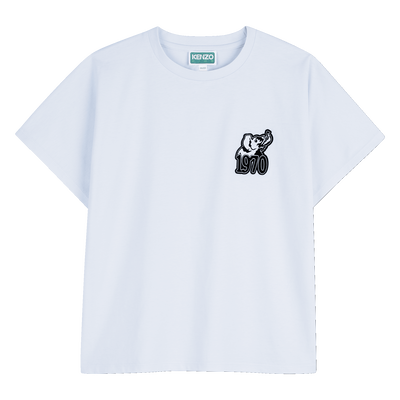 T-SHIRT A MANICHE CORTE KENZO KIDS RAGAZZO