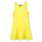 Vestito con spalline, GIALLO, hi-res