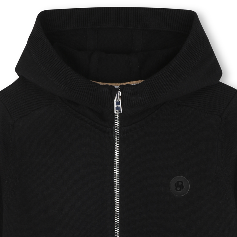 Cardigan con cappuccio BOSS 
                        RAGAZZO