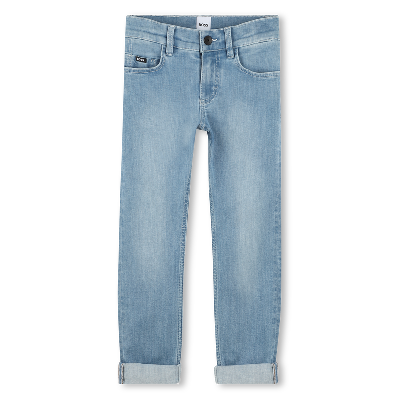 Jeans aderenti a 5 tasche BOSS 
                        RAGAZZO