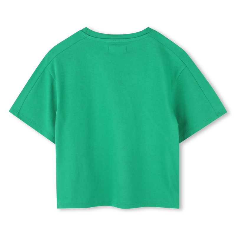 T-shirt trafori maniche corte DKNY 
                        BAMBINA
