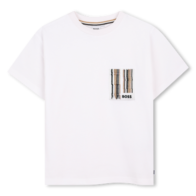 T-SHIRT A MANICHE CORTE BOSS RAGAZZO