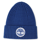 Cappello badge lavorato a maglia con logo, BLU LAVANDA, hi-res