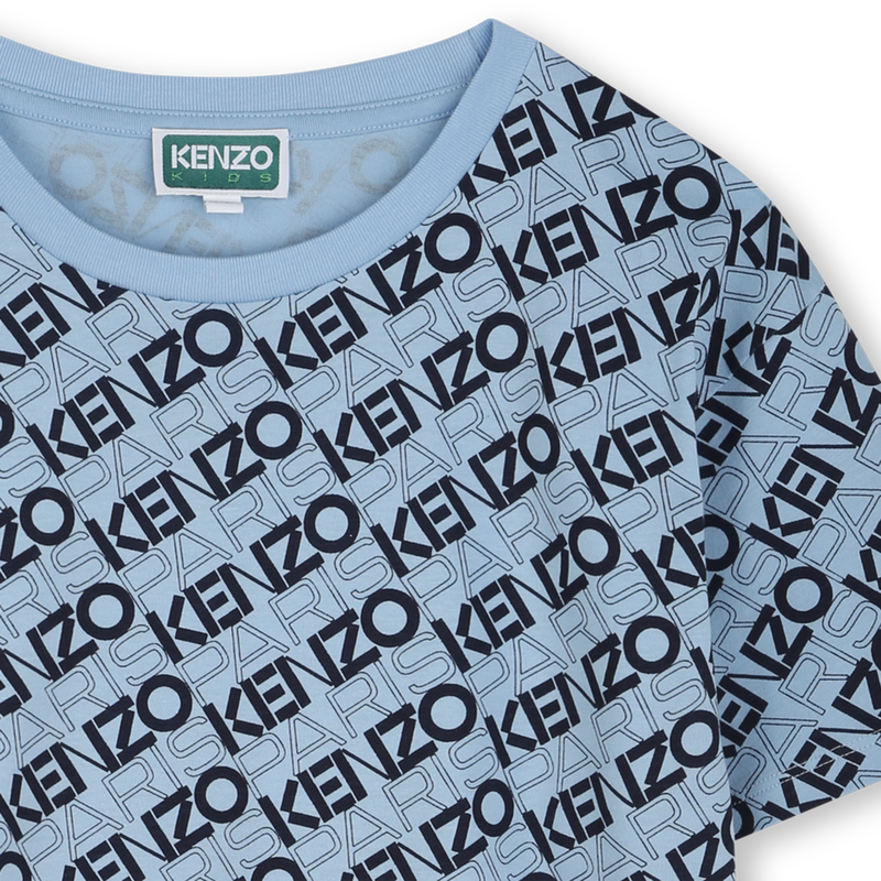 T-shirt stampata in cotone KENZO KIDS 
                        RAGAZZO