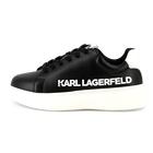Sneakers in pelle con lacci KARL LAGERFELD KIDS 
                    UNISEX