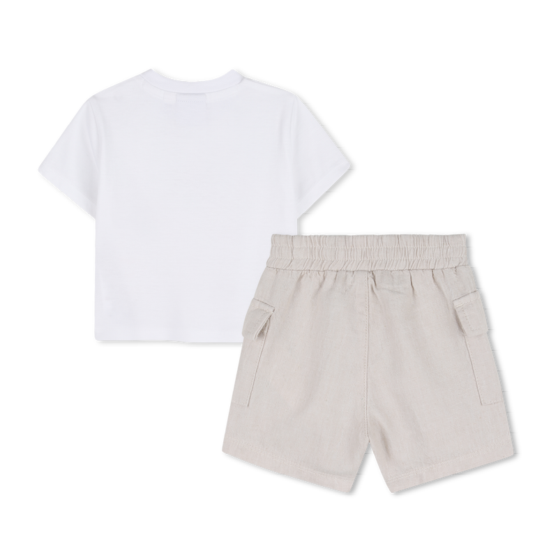SET T-SHIRT + PANTALONCINI BOSS 
                        RAGAZZO