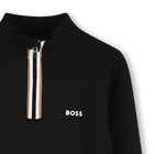 Felpa stand-up con zip BOSS 
                    RAGAZZO