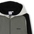 Cardigan con cappuccio BOSS 
                    RAGAZZO