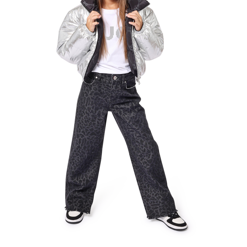 Piumino corto double face HUGO 
                        BAMBINA