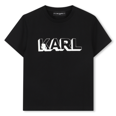 T-shirt a maniche corte KARL LAGERFELD KIDS BAMBINO