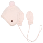 Completo cappello + guanti CARREMENT BEAU 
                    BAMBINA