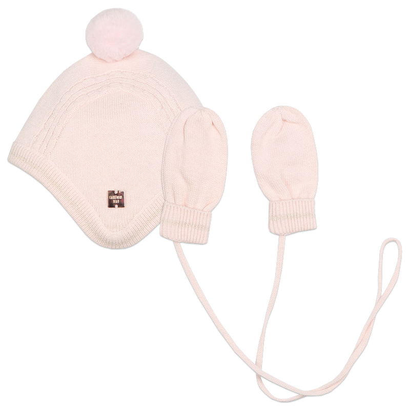 Completo cappello + guanti CARREMENT BEAU 
                        BAMBINA