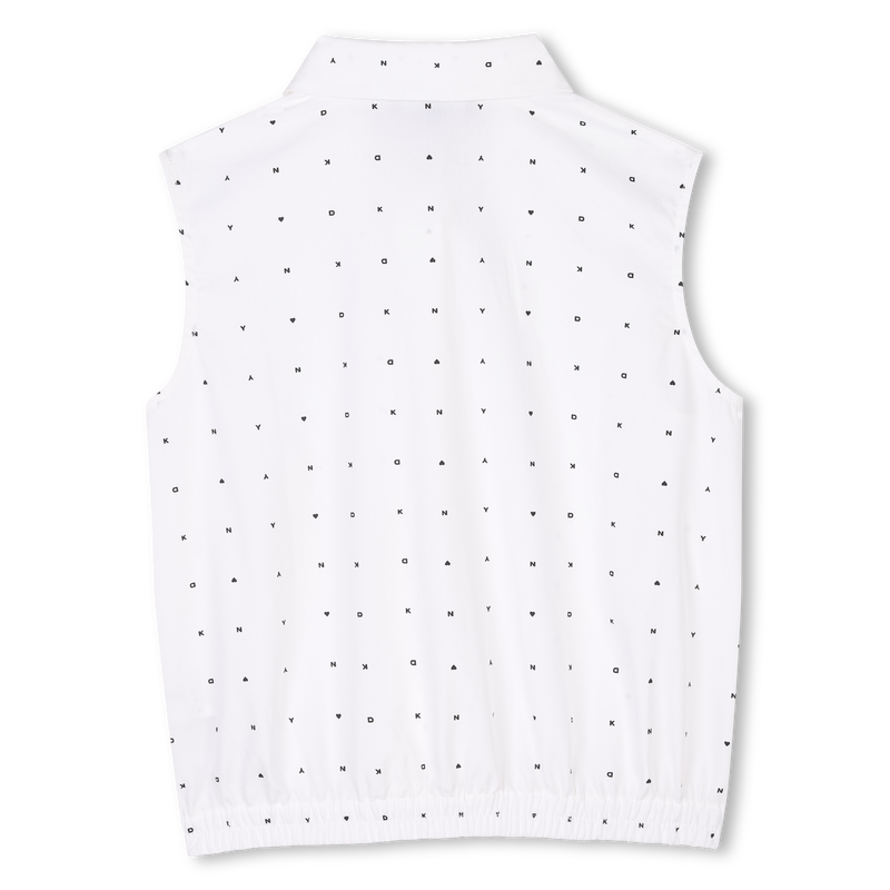 Camicia senza maniche stampata DKNY 
                        BAMBINA