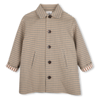 Cappotto lungo a quadri KIDS AROUND 
                    BAMBINA