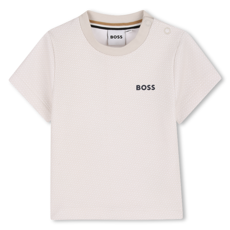 T-SHIRT A MANICHE CORTE BOSS 
                        RAGAZZO