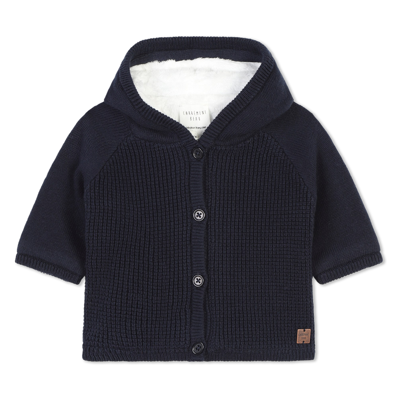 Knit Button-Down Jacket CARREMENT BEAU 
                        RAGAZZO