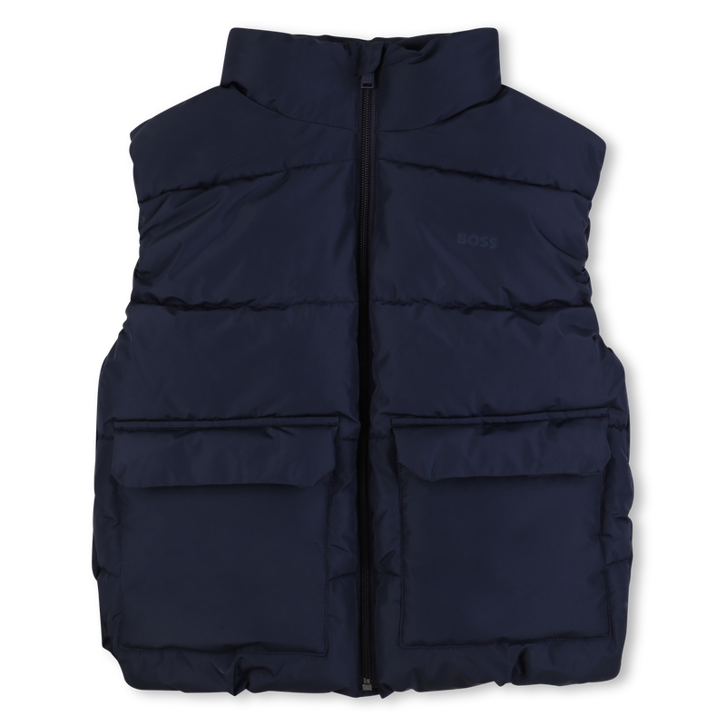 Piumino smanicato BOSS 
                        RAGAZZO