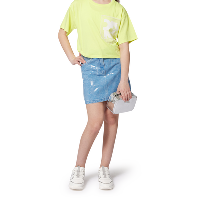 T-shirt ampia maniche corte DKNY BAMBINA
