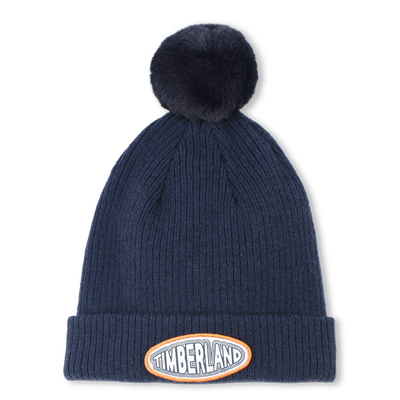 Cappello in maglia con pompon in pile TIMBERLAND RAGAZZO
