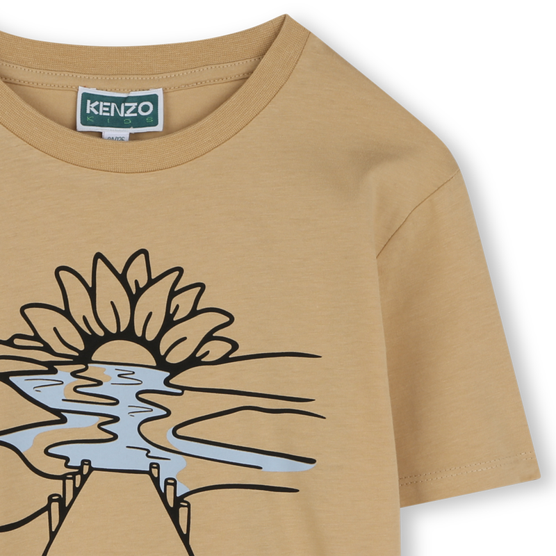 T-shirt maniche corte cotone KENZO KIDS 
                        RAGAZZO
