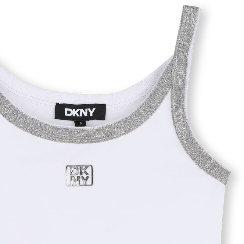 CANOTTA CON ILLUSTRAZIONE DKNY 
                        BAMBINA