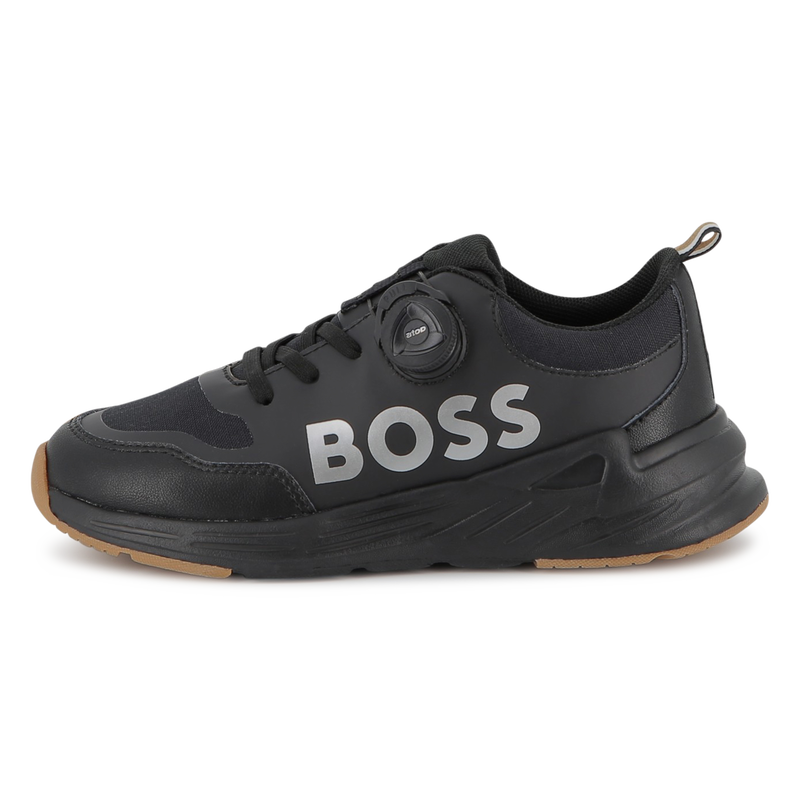 Sneakers con lacci elasticizzati BOSS 
                        RAGAZZO