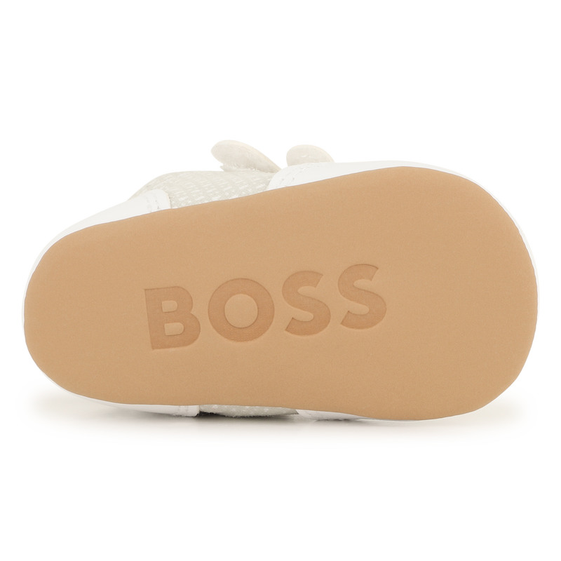 PANTOFOLE IN PELLE DI PECORA BOSS 
                        RAGAZZO