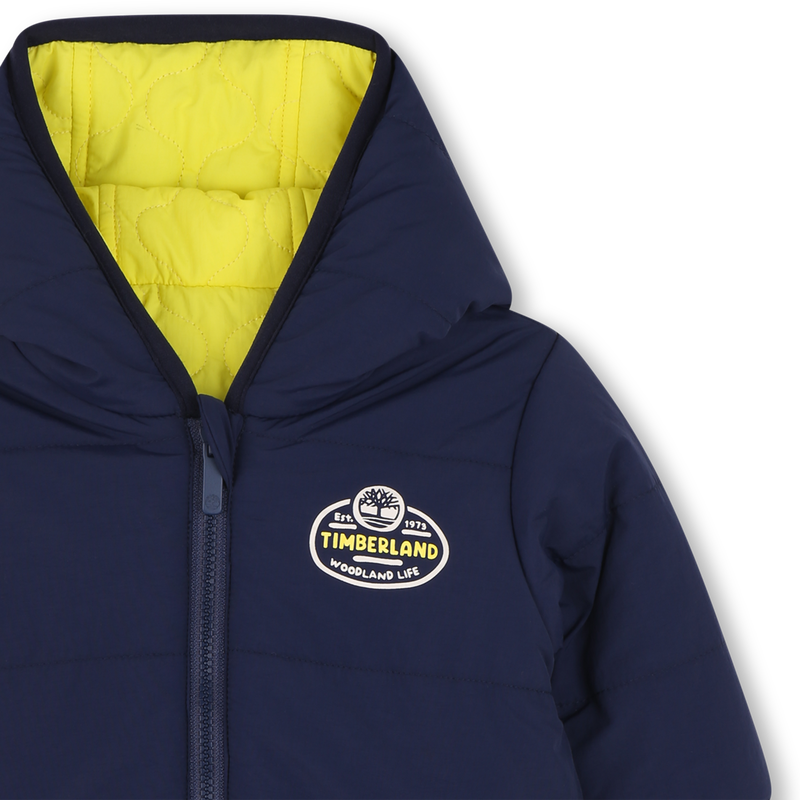 Piumino reversibile con caldo cappuccio TIMBERLAND 
                        RAGAZZO