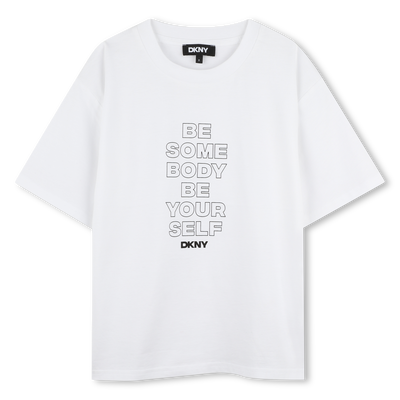 T-shirt a maniche corte cotone DKNY BAMBINA