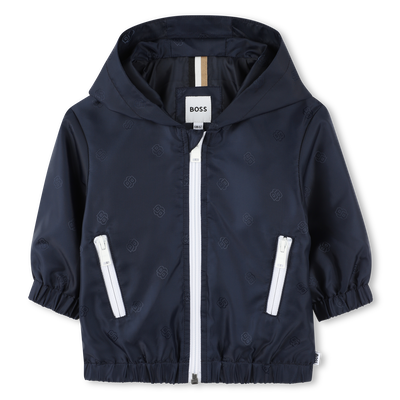 Giacca a vento con cappuccio BOSS RAGAZZO