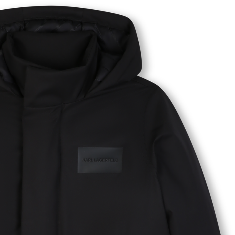 Parka con cappuccio KARL LAGERFELD KIDS 
                        RAGAZZO