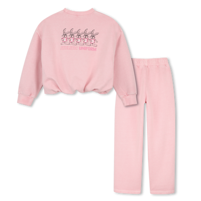 Completo felpa e pantaloni KENZO KIDS BAMBINA
