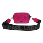 Borsa in tessuto rivestito increspato KARL LAGERFELD KIDS 
                    BAMBINA