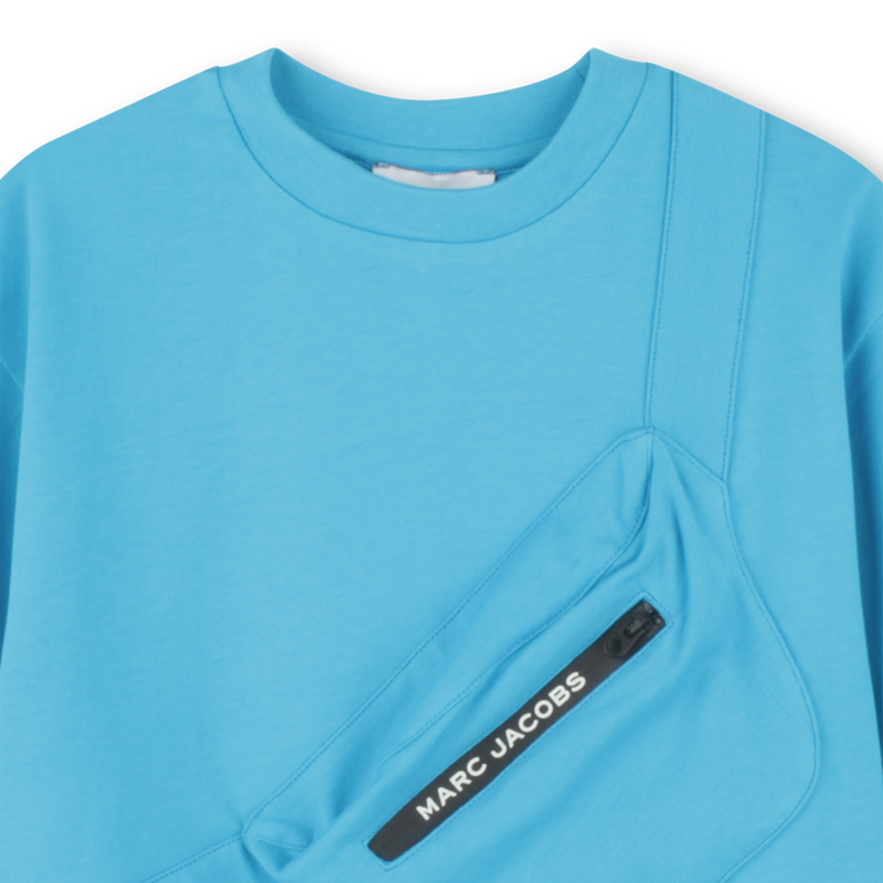 T-shirt in cotone con stampa MARC JACOBS 
                        RAGAZZO