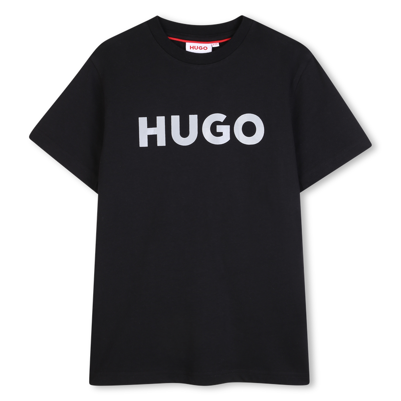 T-SHIRT A MANICHE CORTE HUGO 
                        RAGAZZO