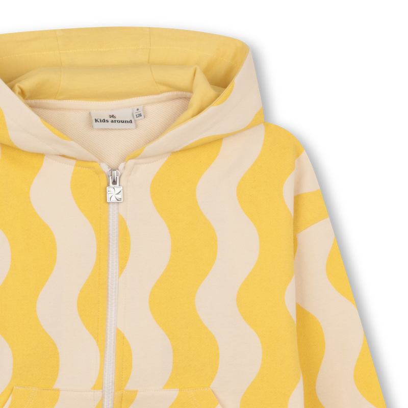 FELPA CON CAPPUCCIO E ZIP KIDS AROUND 
                        RAGAZZO