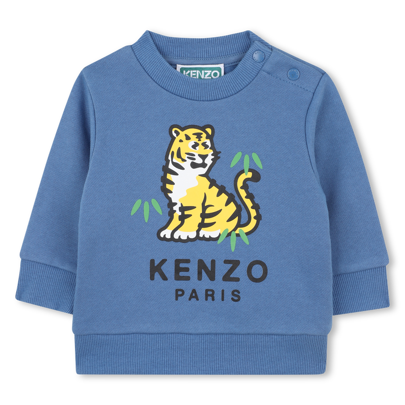 Sweatshirt and pants set in fleece KENZO KIDS 
                        UNISEX
