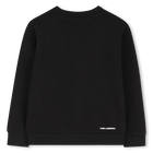 Felpa in doppio jersey KARL LAGERFELD KIDS 
                    RAGAZZO