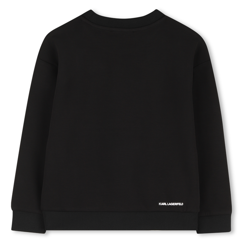 Felpa in doppio jersey KARL LAGERFELD KIDS 
                        RAGAZZO