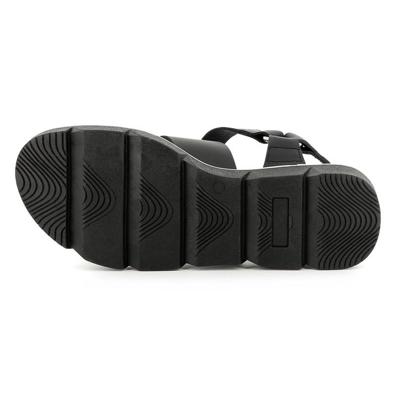 Sandali in pelle con velcro DKNY 
                        BAMBINA