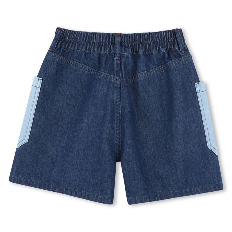 Shorts in jeans con tasche KENZO KIDS 
                        BAMBINA