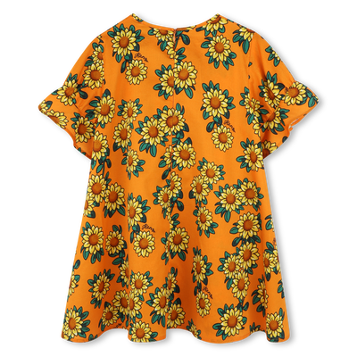 Vestito stampa girasole KENZO KIDS BAMBINA