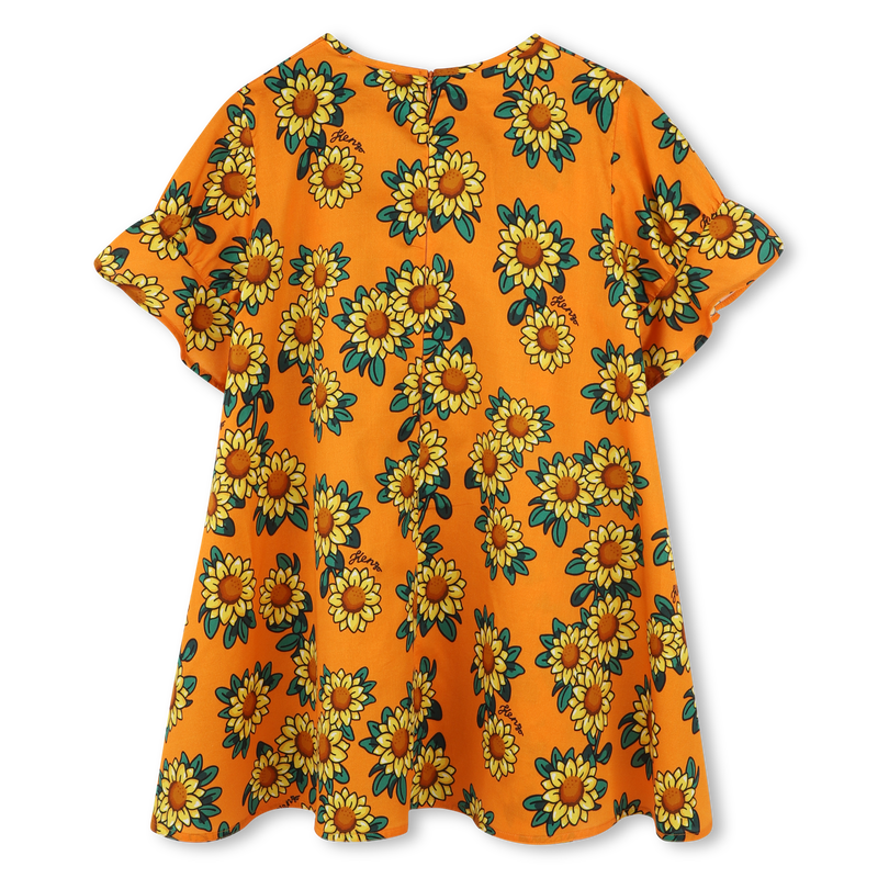 Vestito stampa girasole KENZO KIDS 
                        BAMBINA