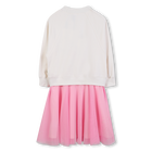 Abito bi-materiale BILLIEBLUSH 
                    BAMBINA