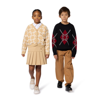 Camicia in cotone jacquard GIVENCHY BAMBINA